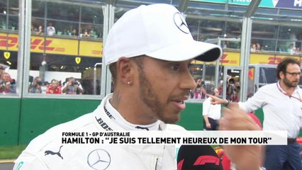 Grand Prix d'Australie - Qualifications - La réaction de Lewis Hamilton