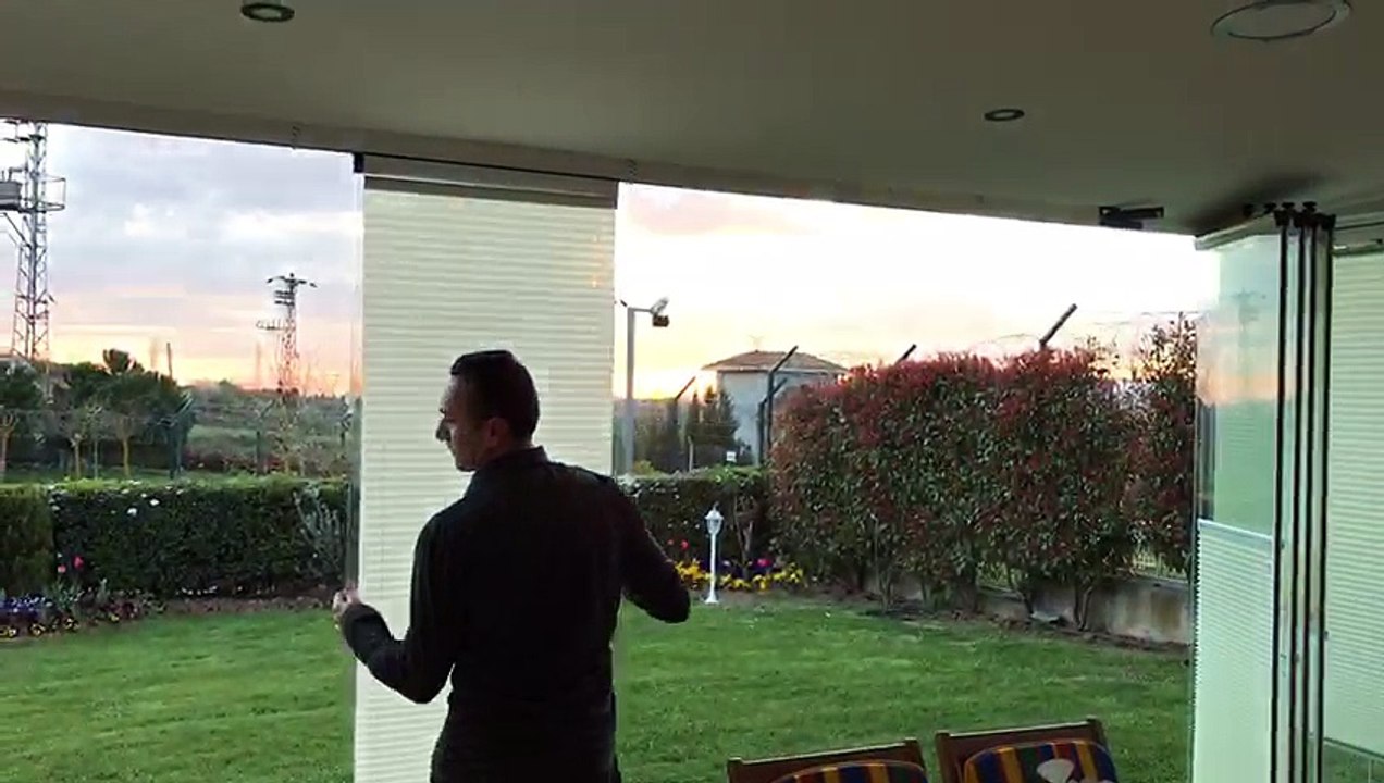 Cam Balkon Plise Perde Uygulaması