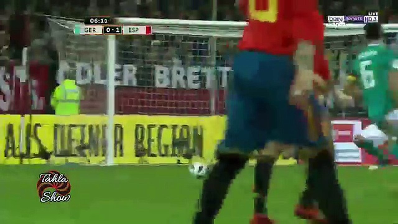 ملخص مباراة المانيا واسبانيا 1 -1 _مباراه ودية...