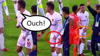 Deniz Türüç / Turkish footballer grabbing after injury