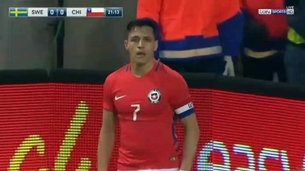 Arturo Vidal GOAL HD - Sweden0-1 Chile 24.03.2018