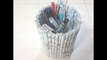 17 paper rolls crafts or paper tubes crafts or news paper rolls crafts- best out of waste