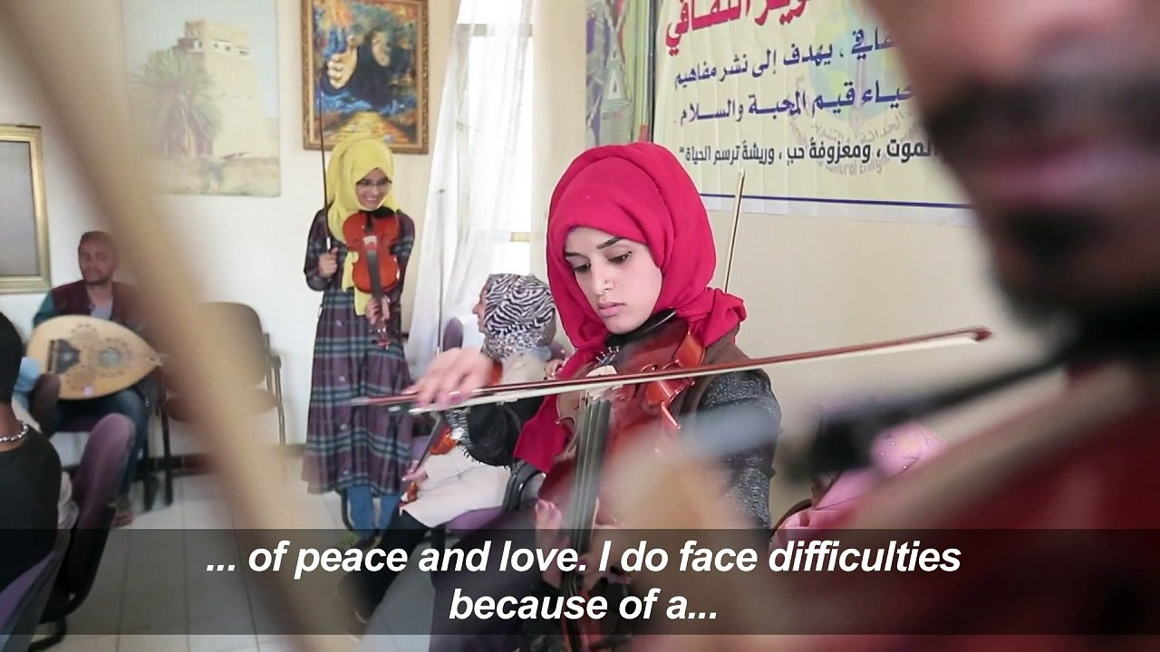 Free music lessons as an outlet in war-torn Yemen