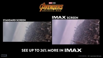 Avengers: Infinity War IMAX Comparison Trailer