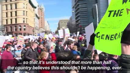Thousands call for gun-control as March For Our Lives kicks off