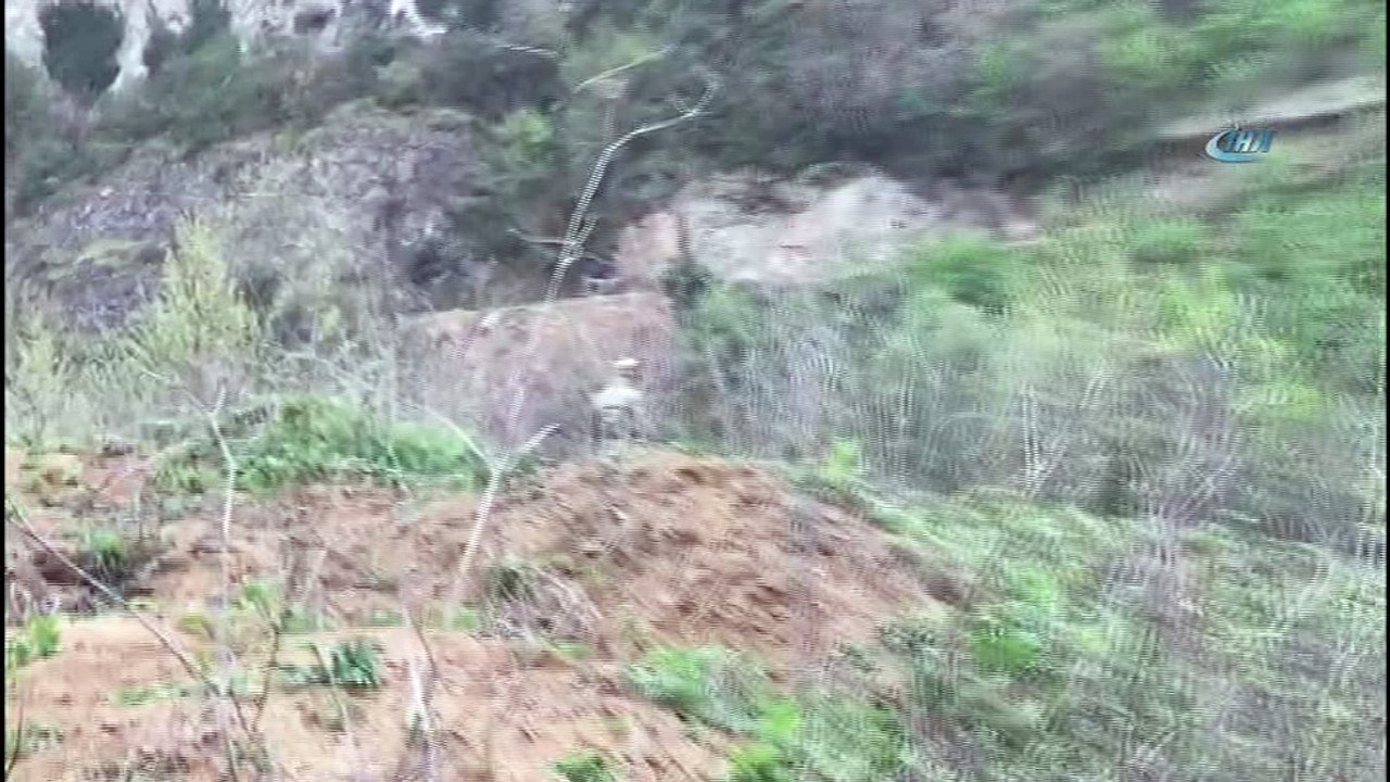 Derede kaybolan polisi arama çalışmaları sürüyor