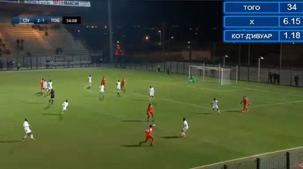 Floyd Ayite Goal HD - Togo	2-2	Ivory Coast 24.03.2018
