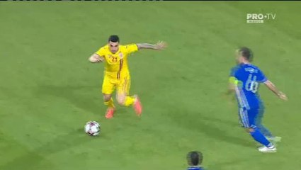 Nicolae Stanciu Goal - Israel 1-1 Romania 24-03-2018