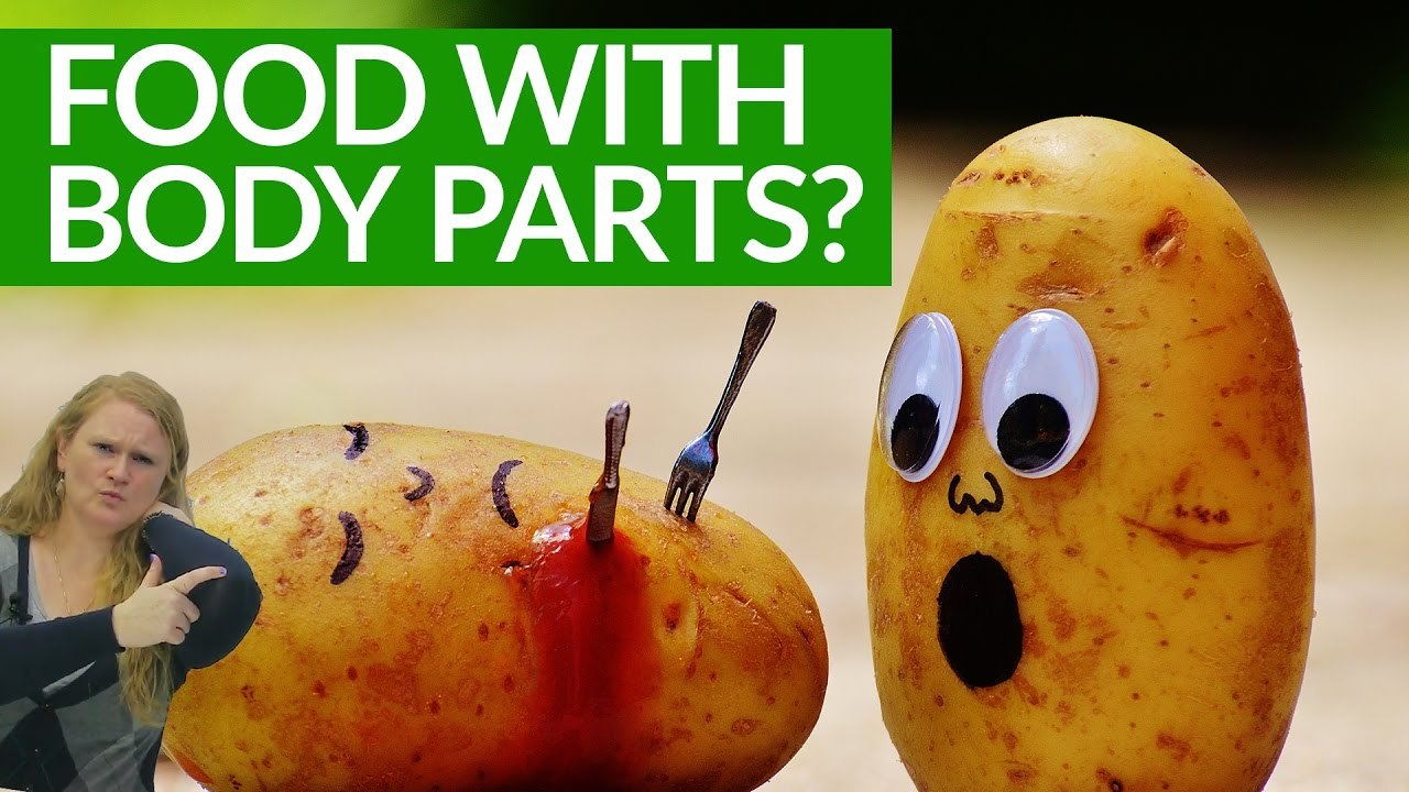 Crazy English FOODS that have BODY PARTS