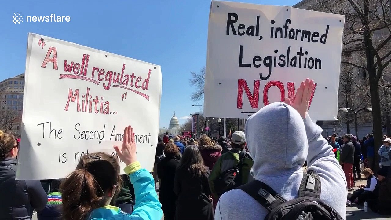 Student says ‘we deserve safer schools’ at Washington rally