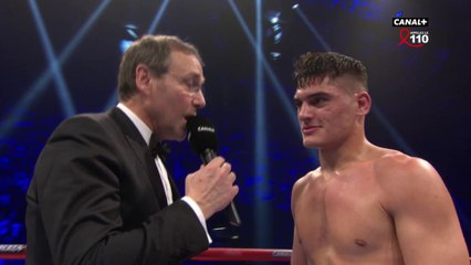 Soirée Boxe au Palais des Sports de Marseille - La réaction de Louis Toutin après son combat