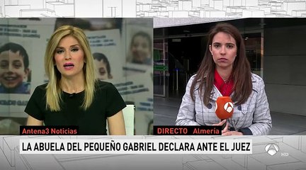 La abuela paterna de Gabriel declara ante juez que investiga el crimen en un trance "muy doloroso"