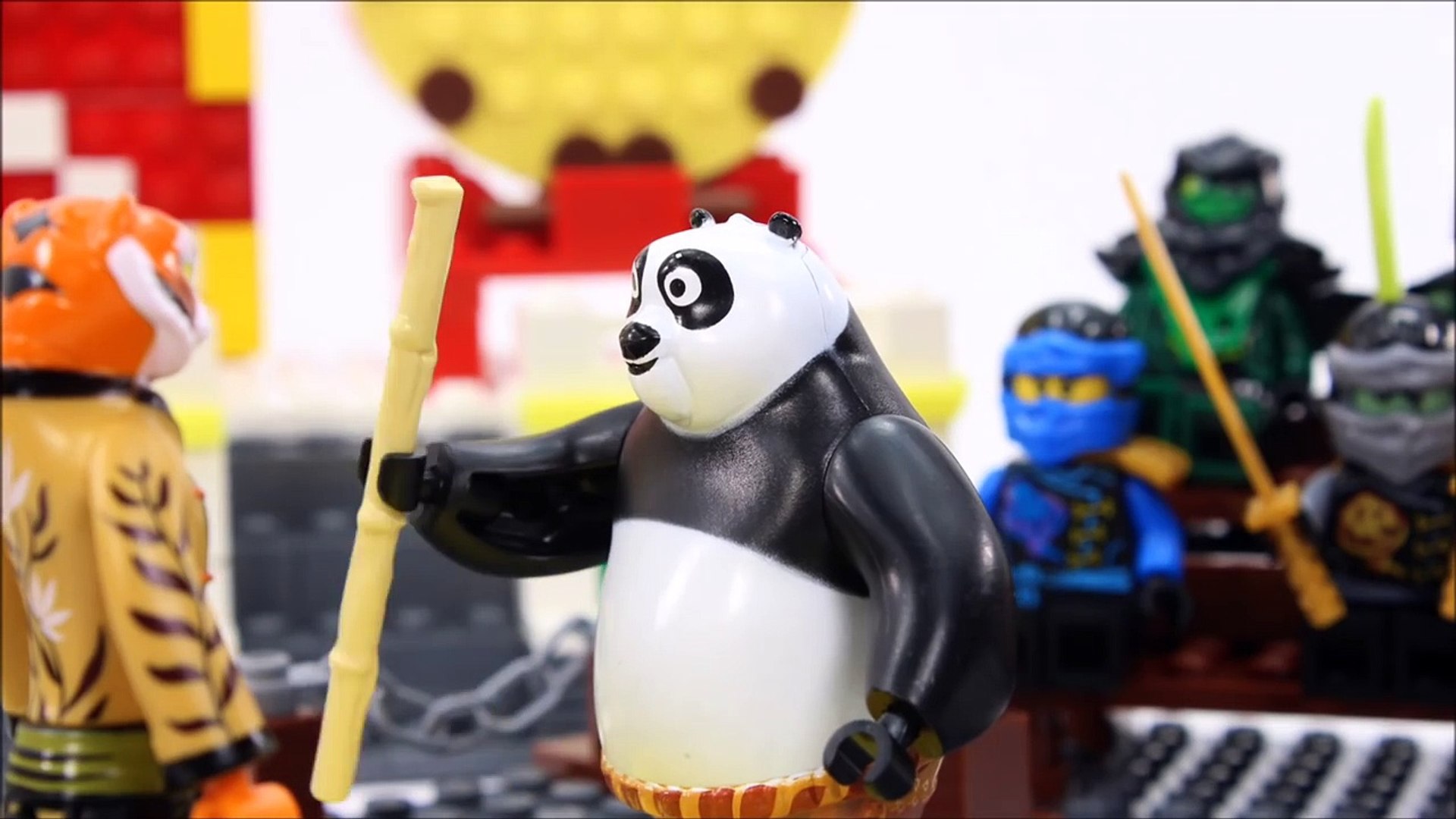 Kung Fu Panda Training Arena Battle of Legends Unofficial LEGO Set Speed  Build w/ Po & Tigress - video Dailymotion