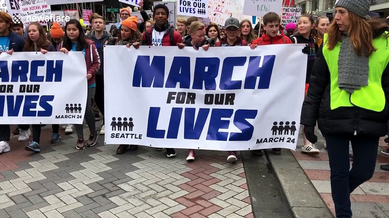 Students chant ‘spread love, not hate, we just want to graduate’ at Seattle rally