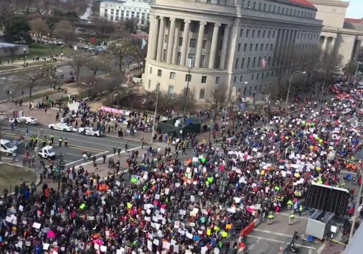 Hundreds of Thousands Gather For March For Our Lives Demonstrations in DC