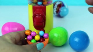 Gumball Machine ans Surprise Eggs| Dispensador de Dulces y Huevos Sopresa