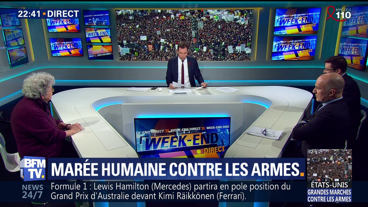 États-Unis : des milliers de jeunes manifestent contre les armes à feu (1/2)