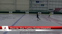 Silver Triathlon Women Interpretive - 2018 STARSkate & Adult Championships - South Arena