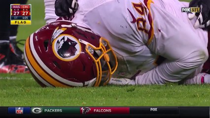 2016 - Vontaze Burfict gets crucial holding penalty, gives Redskins 1st down