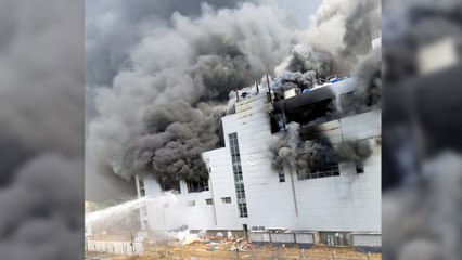 [속보] 인천서 항공사 기내식 시설 공사현장 큰 불 / YTN