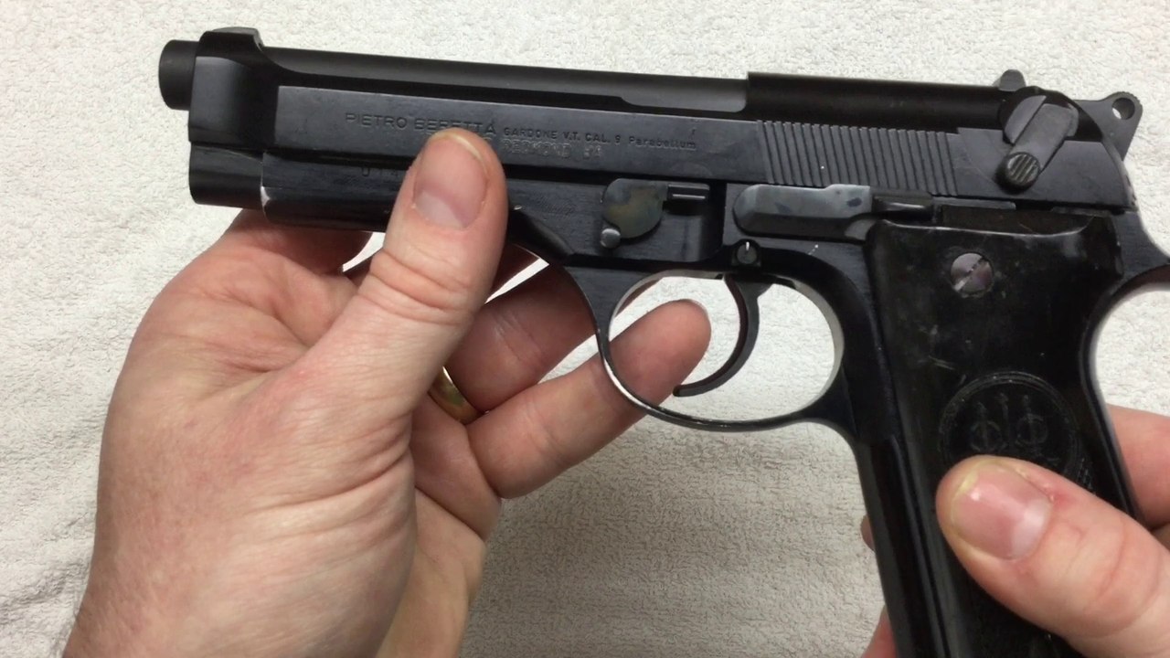 Beretta 92S Disassembly and Barrel Slugging