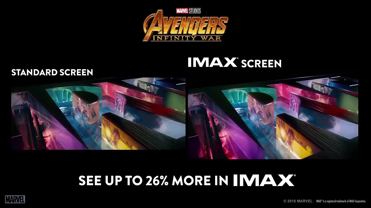 Avengers: Infinity War IMAX Comparison Trailer (2018)