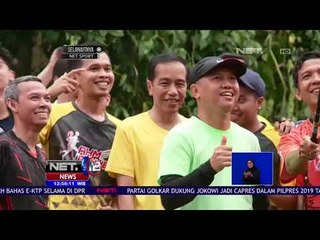 Jokowi Ajak Menterinya Jogging Sambil Berbincang - NET 12
