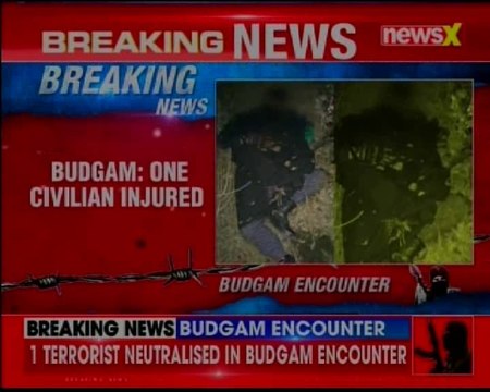 Budgam encounter: 1 terrorist killed by security forces in Arizal village of Jammu and Kashmir; 1 civilian injured