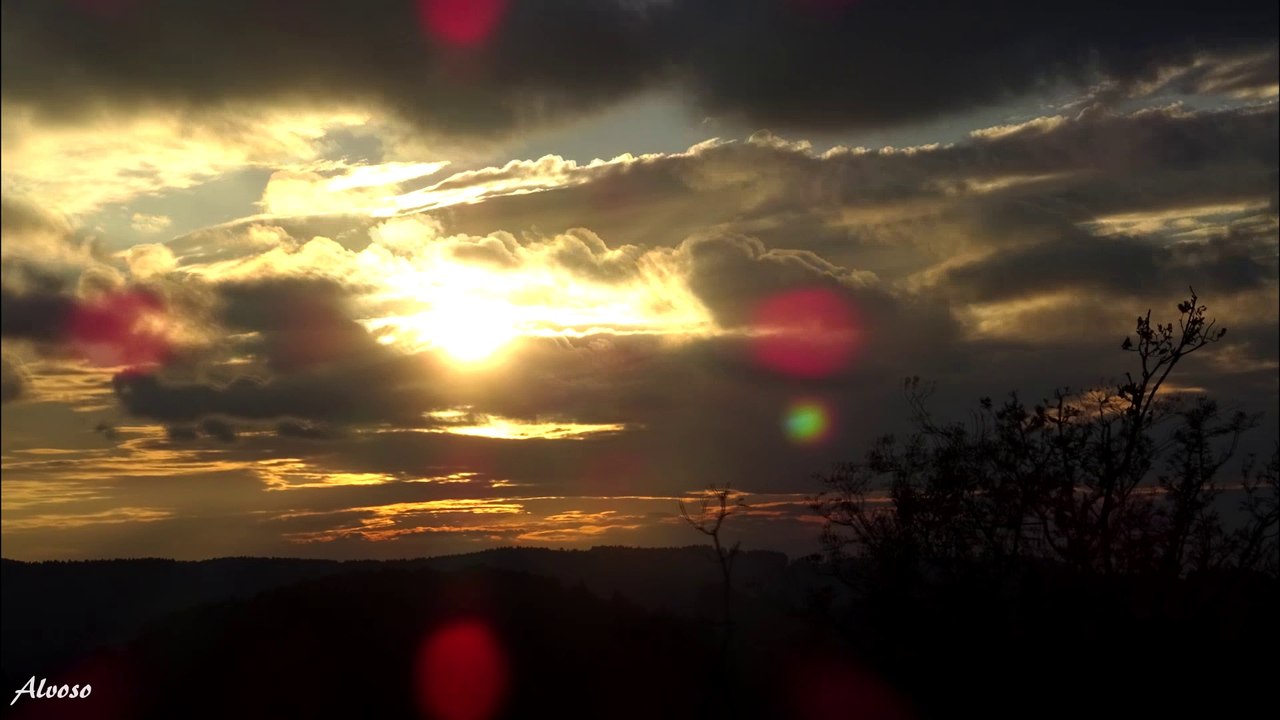 Autumn Sunset Time lapse