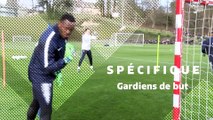 Au coeur du spécifique gardiens de but des Bleus