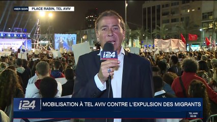 Mobilisation à Tel Aviv contre l'expulsion des migrants