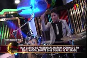 Max Castro deleitó al público de Porque Hoy es Sábado con Andrés
