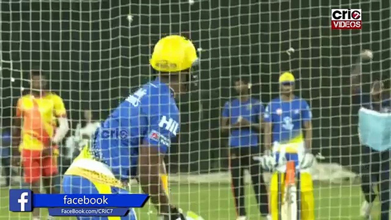 Watch CSK Team practicing hard before IPL 2018