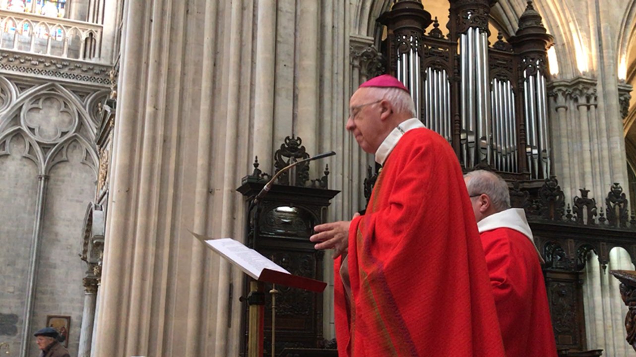 Messe des Rameaux en mémoire des victimes des attentats