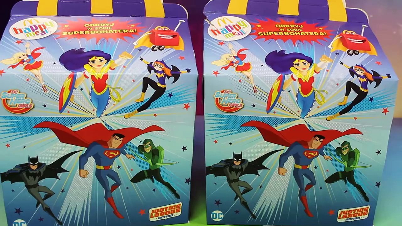 Happy Meal - Superbohaterowie: DC Super Hero Girls & Wonder Women & Liga Sprawiedliwości - McDonalds