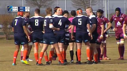 Video herunterladen: REPLAY GEORGIA / NETHERLANDS - RUGBY EUROPE U18 EUROPEAN CHAMPIONSHIPS 2018