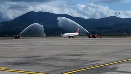 Dalaman Havalimanı’na sezonun ilk turist uçağı İsrail’den