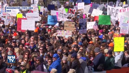 Aux Etats-Unis, les jeunes se mettent en marche contre l'accès aux armes à feu