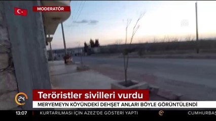 Teröristler sivilleri vurdu