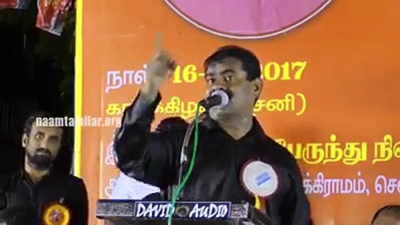 seeman talk hot speech bjp