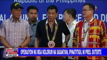 Operasyon ng mga kolorum na sasakyan, ipinatitigil ni Pangulong #Duterte