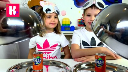 ЧЕЛЛЕНДЖ Катя и Макс НАПИТКИ ⁄ Угадай что ты пьешь закрытыми глазами ⁄ DRINK Challenge 2018