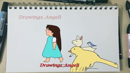 رسم هايدي بطرقتي الخاصه انيميشن