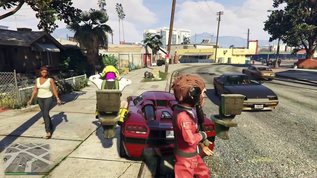 Adventures of Buttman #13: Toilet Sidecars! (Annoying Orange GTA V)
