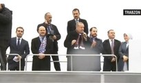 Erdoğan'ı Trabzon'da damat Berat Albayrak alkışladı Bakan Soylu alkışlamadı