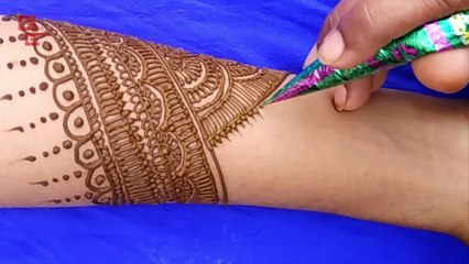 Full Hand Bridal Mehndi Design