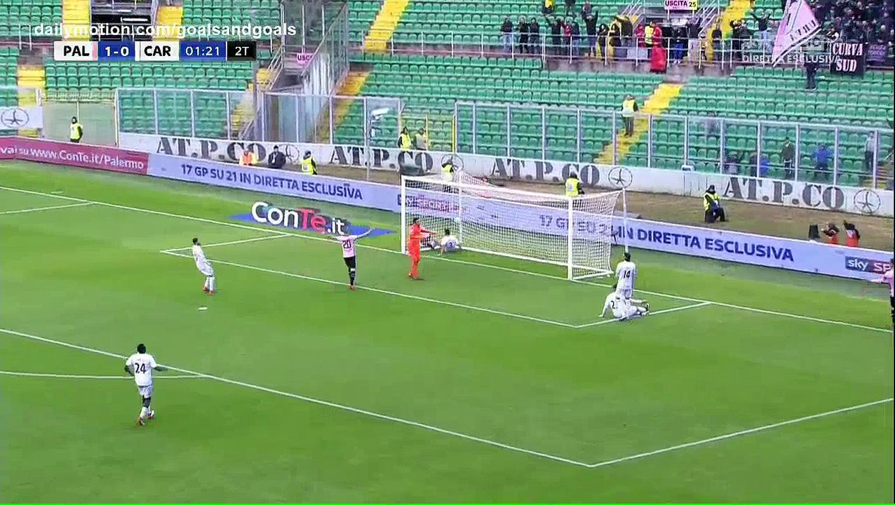 Igor Coronado second Goal HD - Palermo 2 - 0 Carpi - 25.03.2018 (Full Replay)