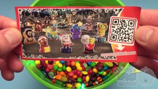 Hidden Surprise Eggs in a Bucket Full of Candy! Holiday Edition!