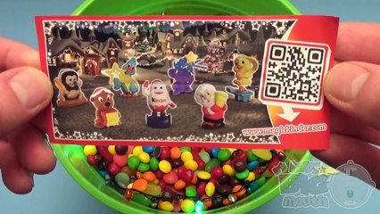 Hidden Surprise Eggs in a Bucket Full of Candy! Holiday Edition!