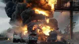 Russian Truck Gas Explosion - Балоны с Газом ДТП [HD]